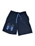 Under Armour 100% Polyester Graphic Blue Athletic Shorts Size S (youth) - photo 1
