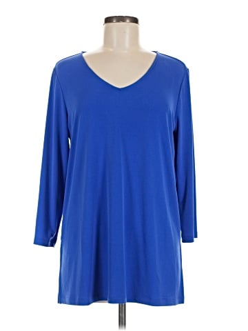 Susan Graver 3/4 Sleeve Top (view 1)
