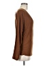 Open Edit Brown Long Sleeve Top Size M - photo 4