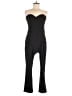 Express Solid Black Jumpsuit Size 8 - photo 1