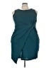 Shein Curve Solid Teal Cocktail Dress Size 4X - photo 1