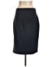 Banana Republic Solid Blue Black Wool Skirt Size 10 - photo 2