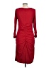 Cache Burgundy Casual Dress Size L - photo 2