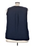 Pure Energy 100% Polyester Blue Sleeveless Blouse Size 3X Plus - photo 2