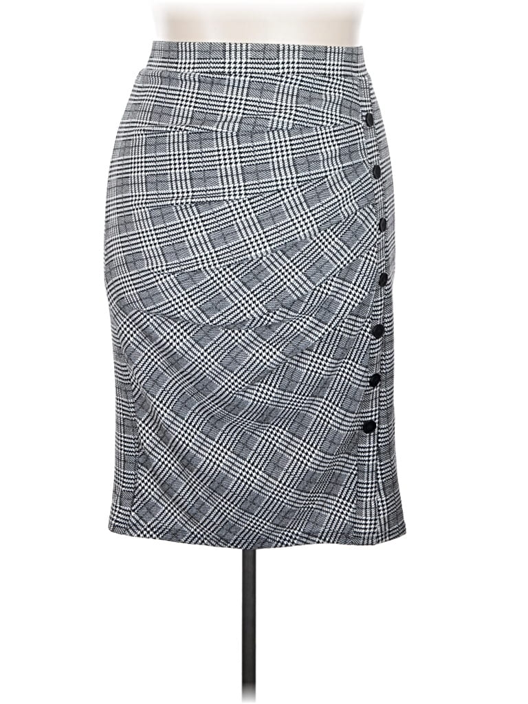 Pre-owned Unbranded Casual Skirt In Gray
