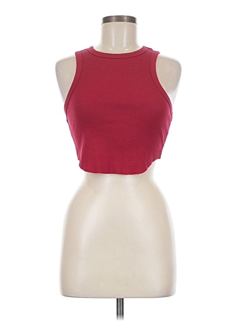 Pre-owned Wild Fable Tank Top Red Halter Neckline Tops