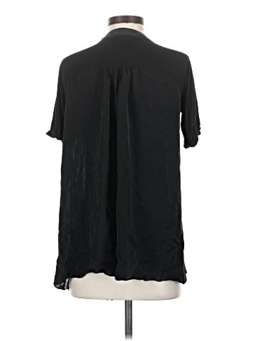 Elizabeth and James Short Sleeve Silk Top (view 2)