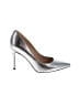 Sam Edelman 100% Leather Metallic Silver Heels Size 8 - photo 1