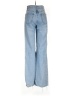 Zara 100% Cotton Hearts Blue Jeans Size 4 - photo 2