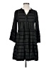 Elan 100% Rayon Stripes Black Casual Dress Size XS - photo 1