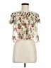 Forever 21 100% Polyester Ivory Short Sleeve Blouse Size M - photo 1