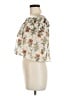 Forever 21 100% Polyester Ivory Short Sleeve Blouse Size M - photo 5