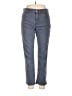 Democracy Chevron-herringbone Gray Jeans Size 16 - photo 1
