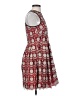 Hunter Dixon Print Red Cocktail Dress Size 2 - photo 4