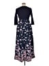 Unbranded Floral Blue Casual Dress Size L - photo 2