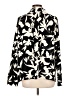 Fred David 100% Polyester Floral Black Long Sleeve Blouse Size L - photo 2
