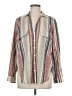 Roller Rabbit 100% Cotton Stripes Tan Long Sleeve Button-Down Shirt Size M - photo 1