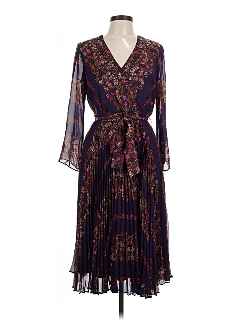 Pre-owned Maison Tara Cocktail Dress In Purple