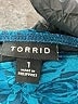 Torrid Paisley Teal Casual Dress Size 1X Plus (1) - photo 7