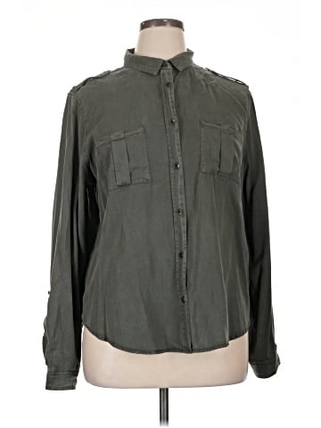 Signature Studio Long Sleeve Button-Down Shirt (view 1)