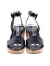 Bernardo 100% Leather Black Wedges Size 9 1/2 - photo 2