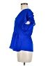 Monteau Blue Short Sleeve Blouse Size M - photo 5