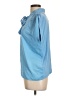 Ann Taylor LOFT 100% Polyester Blue Sleeveless Blouse Size L - photo 5