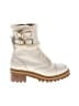 See By Chloé 100% Leather Ivory Ankle Boots Size EU 38 - photo 1
