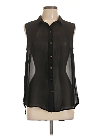 H&M Sleeveless Button-Down Shirt (view 1)