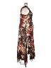 Siena 100% Polyester Tropical Brown Cocktail Dress Size 2X - photo 4