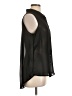 H&M Black Sleeveless Button-Down Shirt Size 12 - photo 4