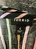 Torrid Stripes Black Casual Dress Size 4X Plus (4) - photo 7
