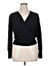 Halogen Black Long Sleeve Top Size XL - photo 1