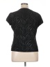Worthington Black Short Sleeve Top Size XL - photo 2