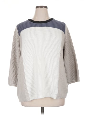 LOGO by Lori Goldstein Pullover Sweater (view 1)