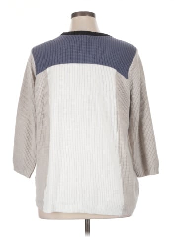 LOGO by Lori Goldstein Pullover Sweater (view 2)