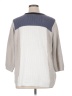 LOGO by Lori Goldstein Color Block Gray Pullover Sweater Size 1X - photo 2