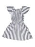 Lily Bleu 100% Polyester Stripes Blue Dress Size 10 - photo 2