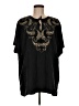 Marina Rinaldi 100% Viscose Black Short Sleeve Top Size 29 waist - photo 1