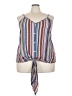 Unbranded 100% Polyester Blue Sleeveless Blouse Size 3XL - photo 1