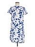 H&M Print Blue Casual Dress Size 6 - photo 1