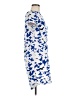 H&M Print Blue Casual Dress Size 6 - photo 4