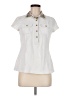 Lands' End White Short Sleeve Blouse Size M - photo 1
