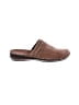 White Mt. 100% Leather Brown Mule/Clog Size 9 - photo 1