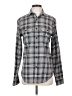 J.Crew 100% Cotton Plaid Gray Long Sleeve Button-Down Shirt Size XS - photo 1