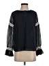 J.Crew 100% Polyester Black Long Sleeve Blouse Size XS - photo 1