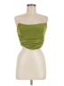White Fox 100% Polyester Green Sleeveless Top Size M - photo 1