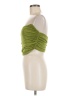White Fox 100% Polyester Green Sleeveless Top Size M - photo 5