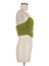 White Fox 100% Polyester Green Sleeveless Top Size M - photo 4