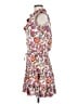 Samson 100% Cotton Paisley White Cocktail Dress Size M - photo 5